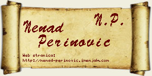 Nenad Perinović vizit kartica
